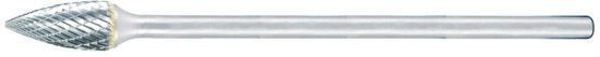Stiftfrees lang 6mm, vorm G, kopdikte 10mm, l=170mm