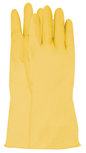 Huishoudhandschoen latex, geel